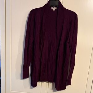 Merona Deep Purple Women's Cardigan